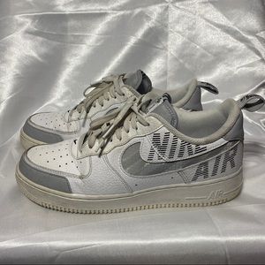 Size 9 - Nike Air Force 1 Low Under Construction - White